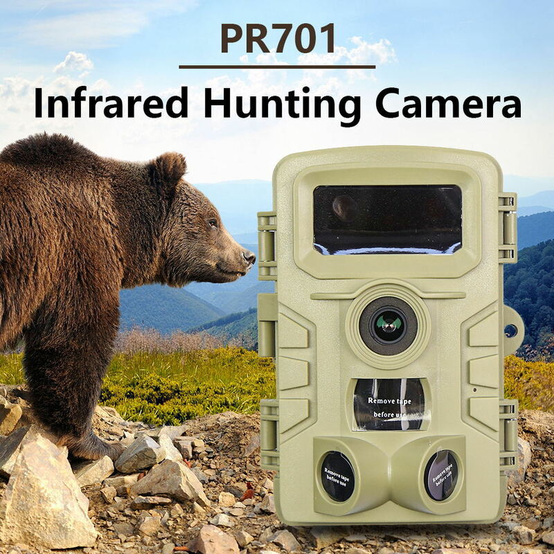 야외 사냥 야생 트레일 카메라, 사진 트랩, 0.2s 트리거 타임 카메라 트랩, 야생 정찰 감시 카메라, 48MP, 1080P