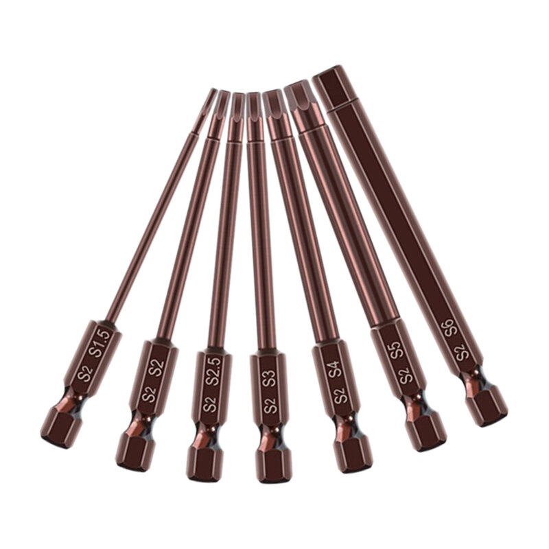 Set completo trapani elettrici in acciaio legato durevole realizzato con compatibilità con gambo esagonale a lunga durata di alta qualità