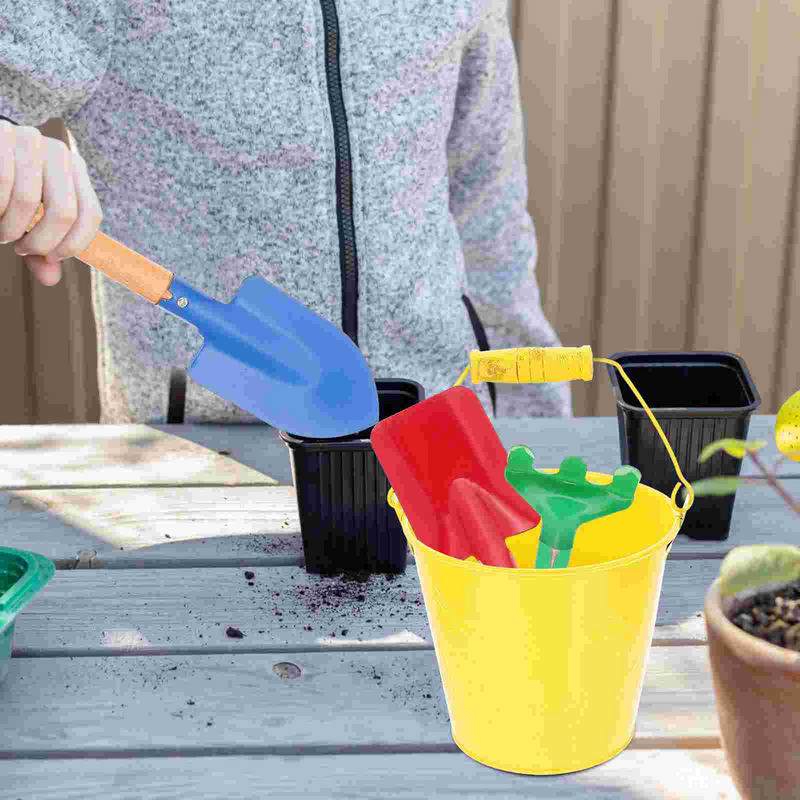 Giardinaggio Toddler Kids Toyss bambini Outdoor Kid Rake Tools bambini che piantano metallo