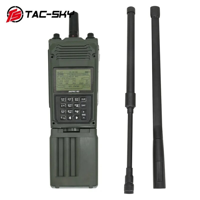 TS TAC-SKY Militar Radio Yaesu Vertex Plug Dummy Virtual Box PRC 163 Radio Model  for Yaesu VX-6R VX-7R