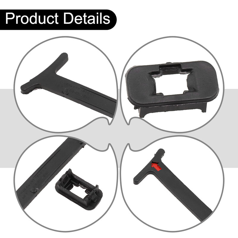 1C0823593D Hood Pull Car Hood Pull Handle Latch PP Black Parts Professional Accessories Brand New Handle Latch
