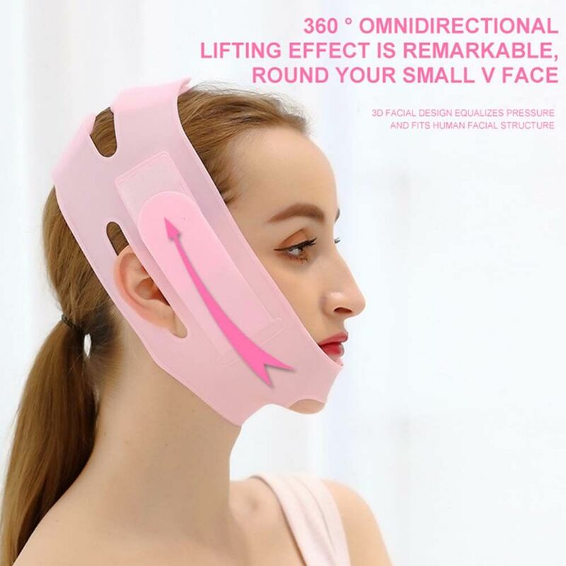Fino Silicone Facial Slimming Strap, Thining Band, Chin Thin Belt, Cheek Lift Massager, Face-Lift Bandage, Beleza