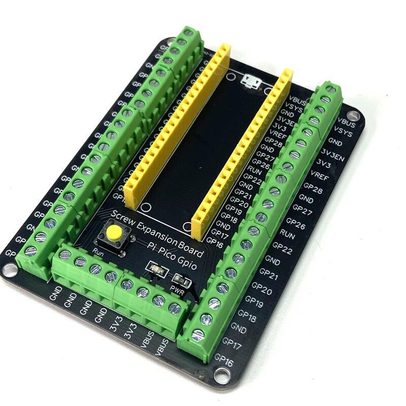 Placa de expansión de bloque de terminales Raspber Pi Pico, placa de desarrollo Raspber Pi, Sensor GPIO