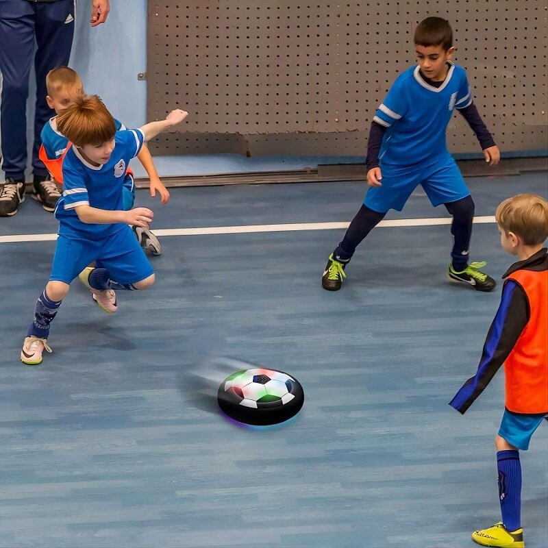 Hover Soccer Ball Boy Toys Light Up LED Soccer Ball Toys Floating Football Indoor Play bambini giocattoli sportivi gioco all'aperto per bambini