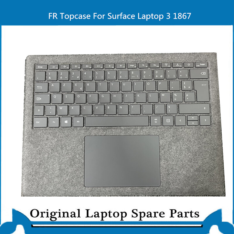Oryginalny Topcase dla Microsoft Surface Laptop 3 Laptop 4 1867 C przypadku montażu ES FR wersja brytyjska