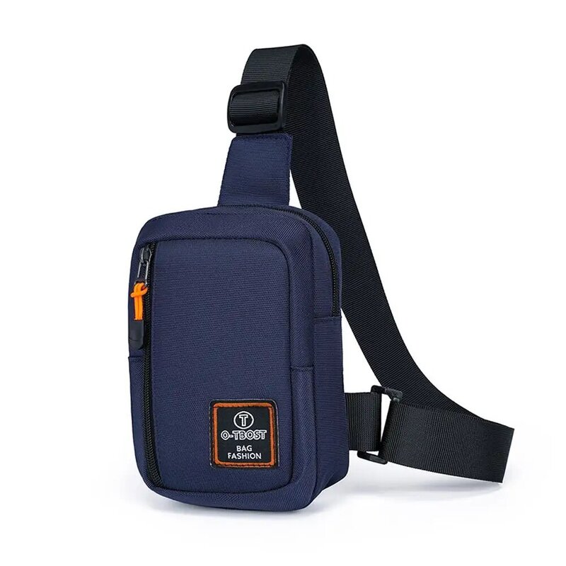 Men's Chest Bag Fashion Small Canvas Shoulder Body Bags For Man Mini Cloth Sling Sport Phone Male Handbag H3n8
