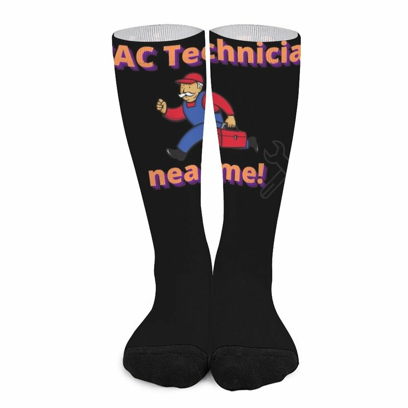 HVAC Technician near me! Socks Women's socks thermal socks for men Socks Women's