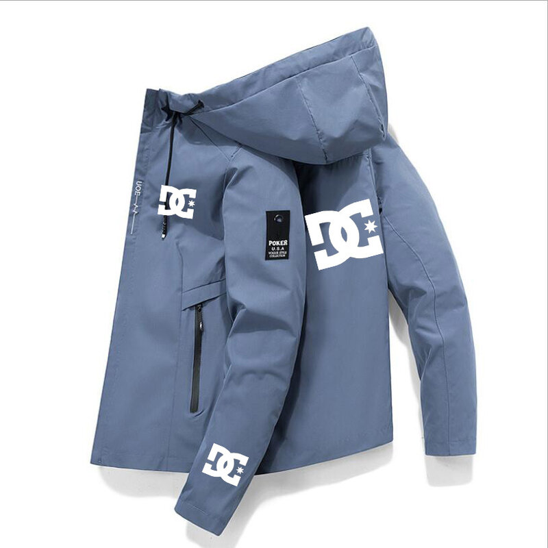 2023 jesień/zima DC męska odzież wędkarska wodoodporna kurtka bluza z kapturem wiatrówka odzież sportowa