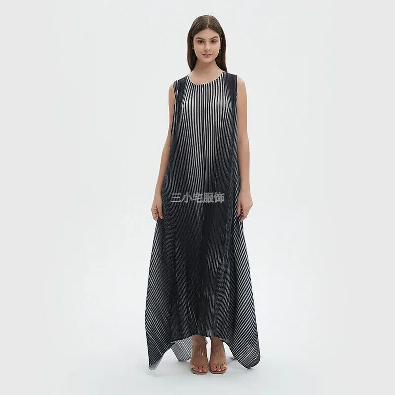 YUDX Set rok berlipat wanita, Dress ramping + mantel ukuran besar longgar dua potong gaya Timur Tengah Musim Panas 2024