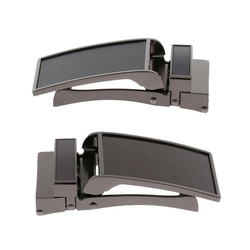 Men Belt Buckle Automatic Slide Click Buckle Ratchet Leather Belt Buckle - 3.6cm/1.4 Inch, Fashion And Durable