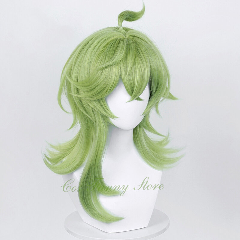 Парик для косплея Game Genshin Impact Collei, длинный зеленый парик Sumeru Collei, термостойкие волосы, парики для Хэллоуина Genshin Impact Cosplay