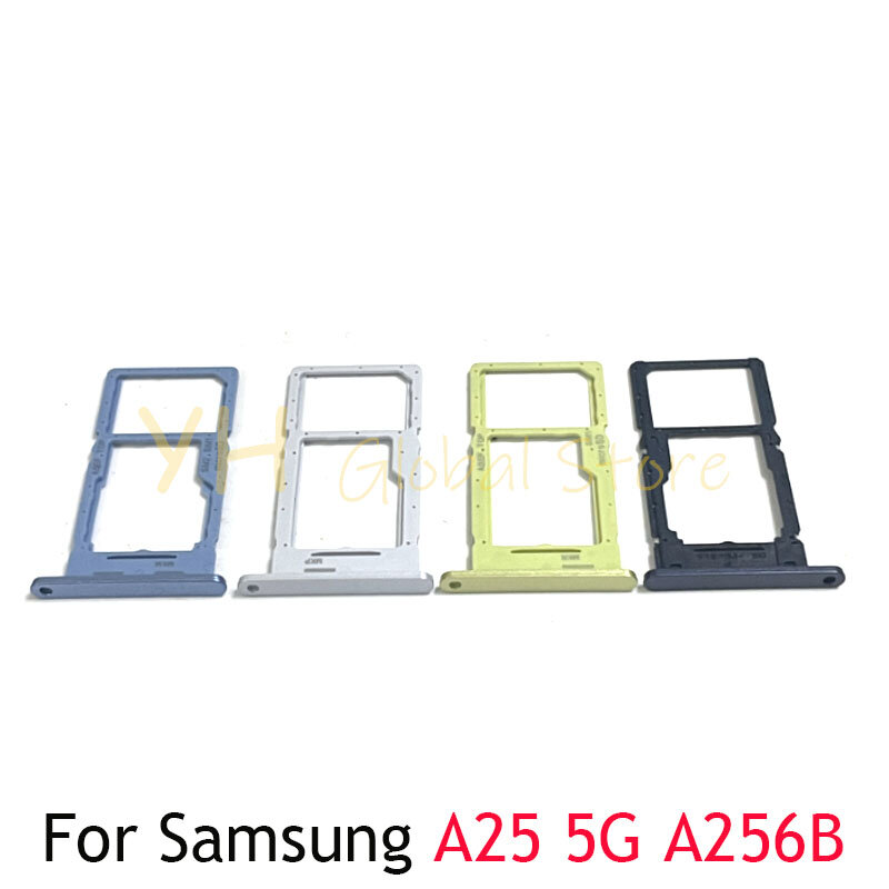 Voor Samsung Galaxy A25 5G A256b Sim Kaart Lade Sleuf Houder Socket Reparatie Onderdelen