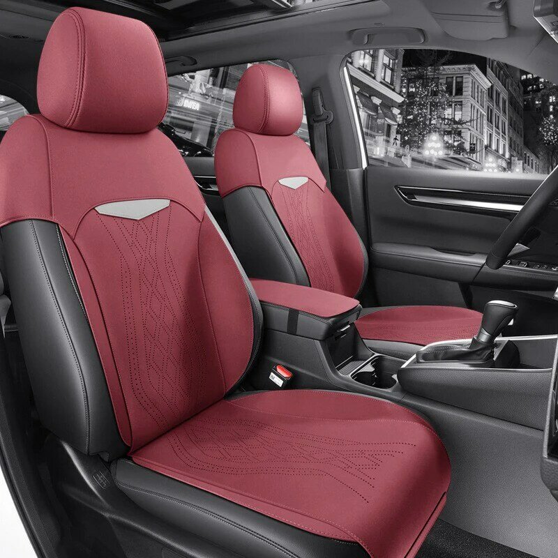Niestandardowe pokrowce na siedzenia samochodowe dla Honda CRV 2017 2018 2019 2020 2021 2022 2023 2024 CRV poduszka zamszowa skóra pokrowiec na fotel samochodowy