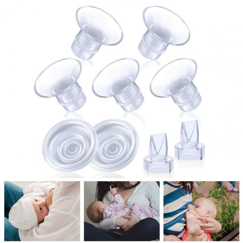 Food-grade Silicone Nipple Adapters Universal Breast Pump Caliber Converters Easy Safe Wearable for Efficient for Different