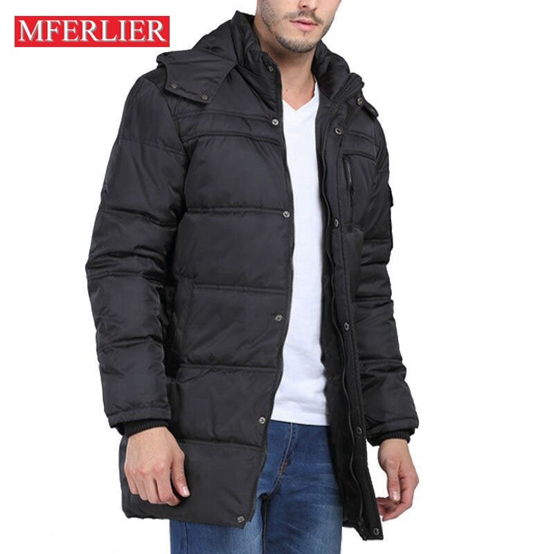 Winter Lage Size Thick 155kg Warm down Jackets 6XL 7XL 8XL Long Sleeve Casual Plus Size Coats
