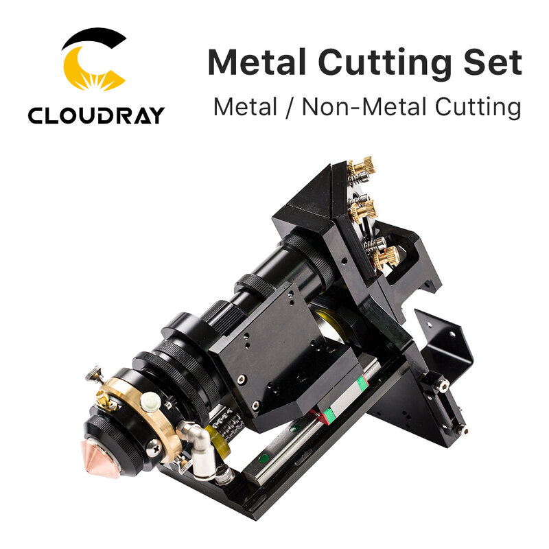 Cloudray-Juego de corte de Metal Ruida, máquina de corte láser CO2, 150-500W, enfoque automático híbrido no metálico