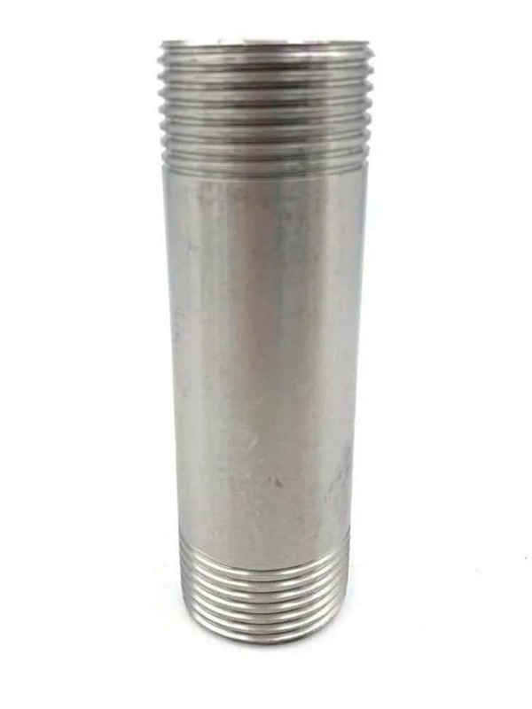 Adaptador de conector de tubería de acero inoxidable 100, rosca macho BSP de longitud 150/200/300/1/4mm, 3/8 ", 1/2", 3/4 "-2"