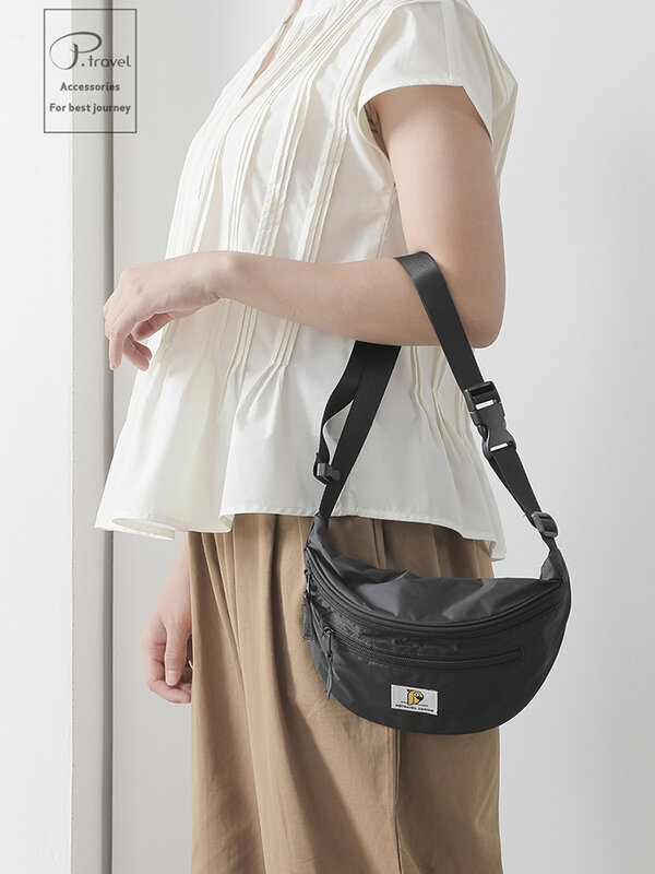 Сумка-мессенджер из полиэстера для женщин и мужчин, модная вместительная тканевая сумочка-тоут через плечо для путешествий и спорта