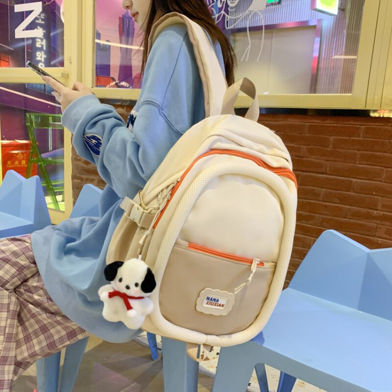حقيبة ظهر عصرية جديدة للنساء حقيبة ظهر للكلية حقيبة مدرسية نسائية Harajuku حقائب كتف للسفر للمراهقات