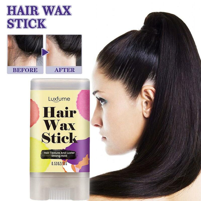 Dropshipping Hair Wax Stick For Women Man Finish Cream Non-greasy Style Hair Oil Pomade Stick Wax Stick For Wig New R8d1