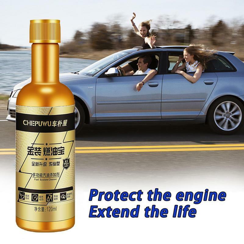 120ml Car Fuel Treasure Fuels System Cleaner High Mileage  Multipurpose Injectors Cleaner Powerful Carbon Deposition Removal