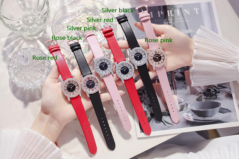 Original Marke Frauen Uhren Mit Strass Top Marke Luxus Uhr Frauen Mode Damen Uhr Kristall Armbanduhr Für Frauen