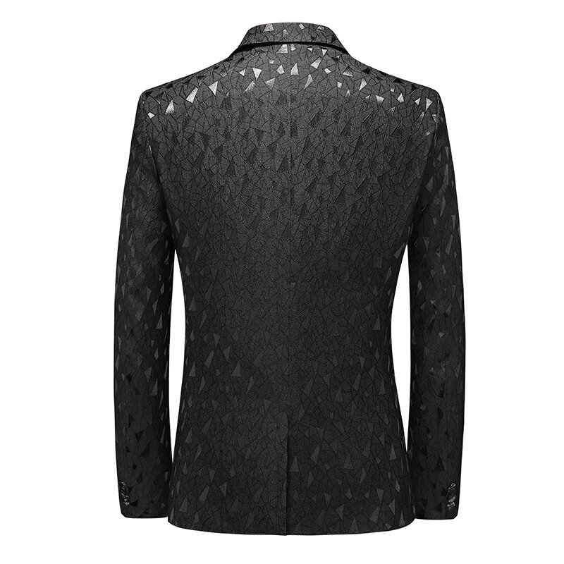2024 Frühling neue Herren Anzug Jacke Mode schlanke Blazer Mantel schwarz weiß rot blau Terno Masculino plus Größe Herren Oberbekleidung M-6XL