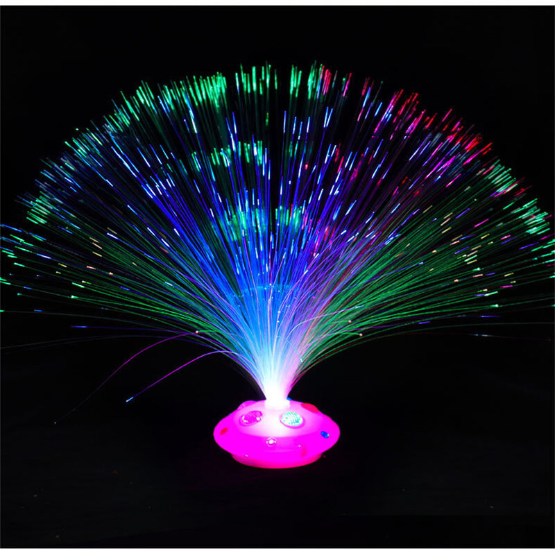 Разноцветные волоконно-оптические ночные светильники USB, звездное небо, светящиеся настольные лампы, креативный праздничный декор, лампа для кемпинга и атмосферы