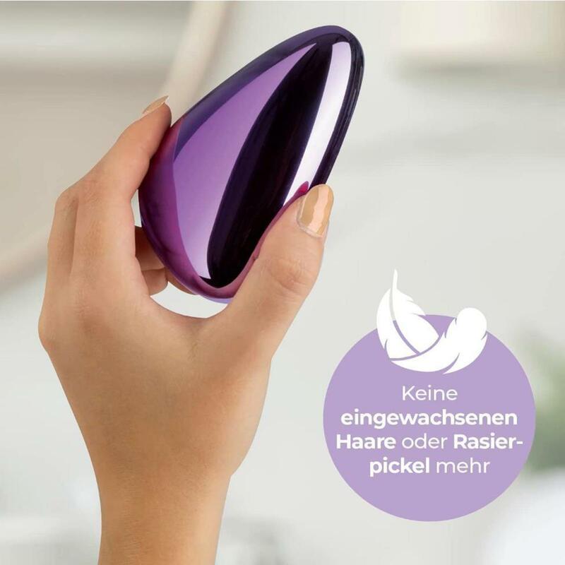 Hair Remover Portable Mild for Arms Back Legs Fast and Easy Drop Shape reusable waterproof glass hair eraser device