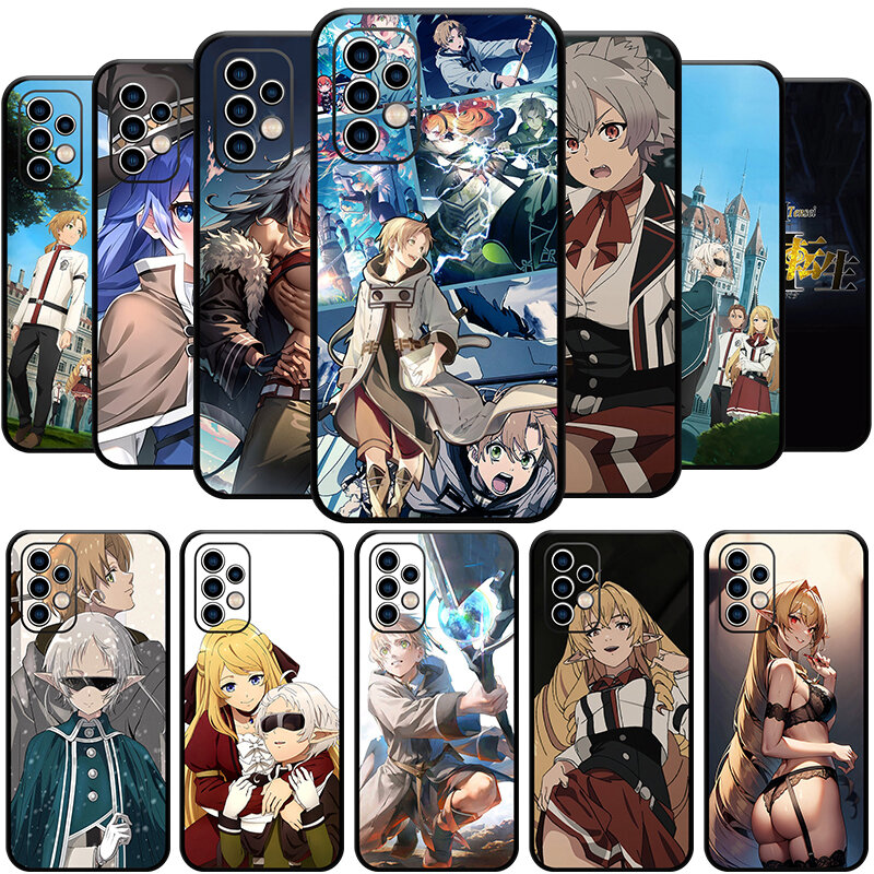 Mushoku Tensei (season 2) Rudeus Fitz Roxy Elinalise Phone Case For SAMSUNG Galaxy A54 53 52 51 F52 A71 note20 ultra S23 M30 M21