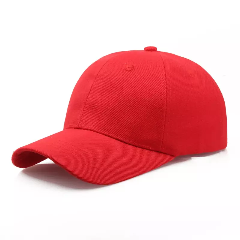 Factory Price! Men Baseball Caps Summer Unisex Solid Color Plain Curved Sun Visor Hip-Hop Cap Hat Women Adjustable Cap