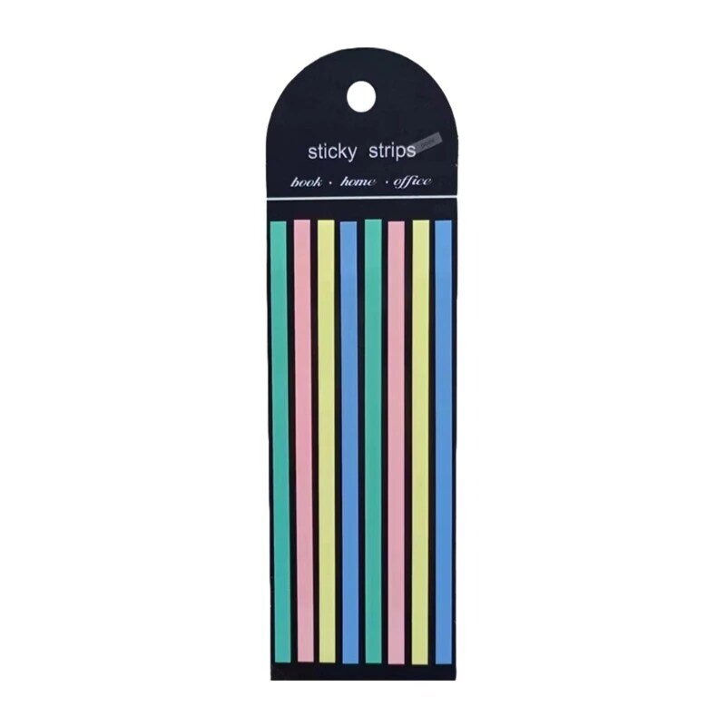 Long Page-Markers Sticky Index Tabs Stationery-Supplies Long Page Flags Tabs Translucent Sticky Notes for Notebooks H7EC