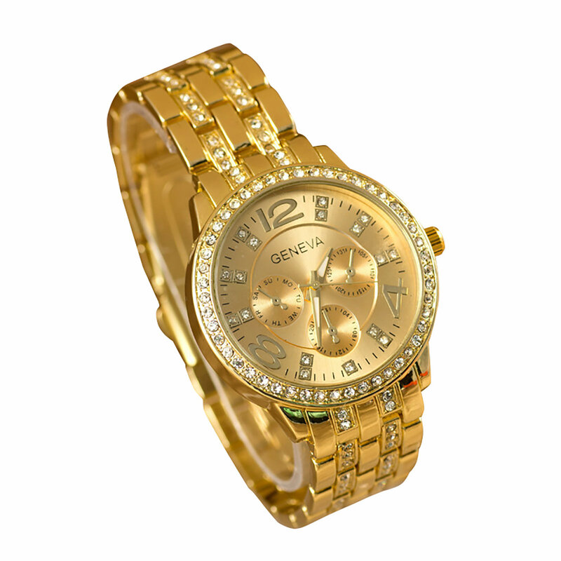 ساعة يد كوارتز فريدة للنساء ، مجموعة ساعات ، كوارتز دقيق ، أولمايان أورنلر