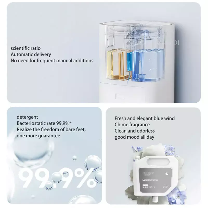 Liquido detergente speciale per pavimenti originale da 300ML per XiaoMi MiJia Omni Robot aspirapolvere Mop 1S 2 Pro accessori