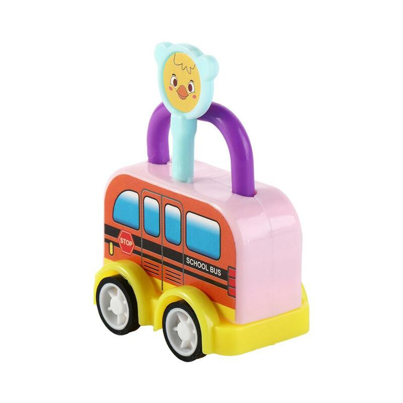Zufällige Farbe DIY Puzzle Auto Spielzeug Mini Lock Bus Schlüssel passend Spielzeug Schlüssel frühen pädagogischen Schloss Kopf Auto Geschenke