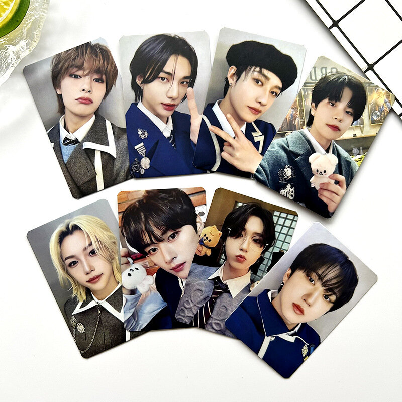8PCS KPOP Kid 6th Anniversary SKZ'S MAGIC SCHOOL Lomo Cards nuovo Album Card photogcards cartoline fan regali raccogliere souvenir