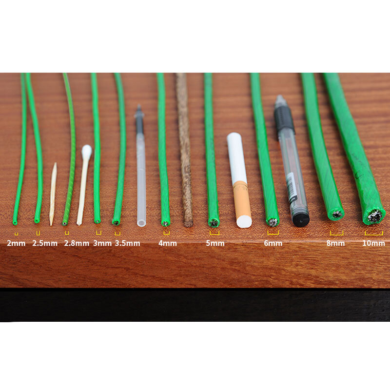 100 medidores de aço fio pvc revestido cabo de corda de fio flexível de aço inoxidável para varal estufa uva rack galpão 2mm/2.5mm