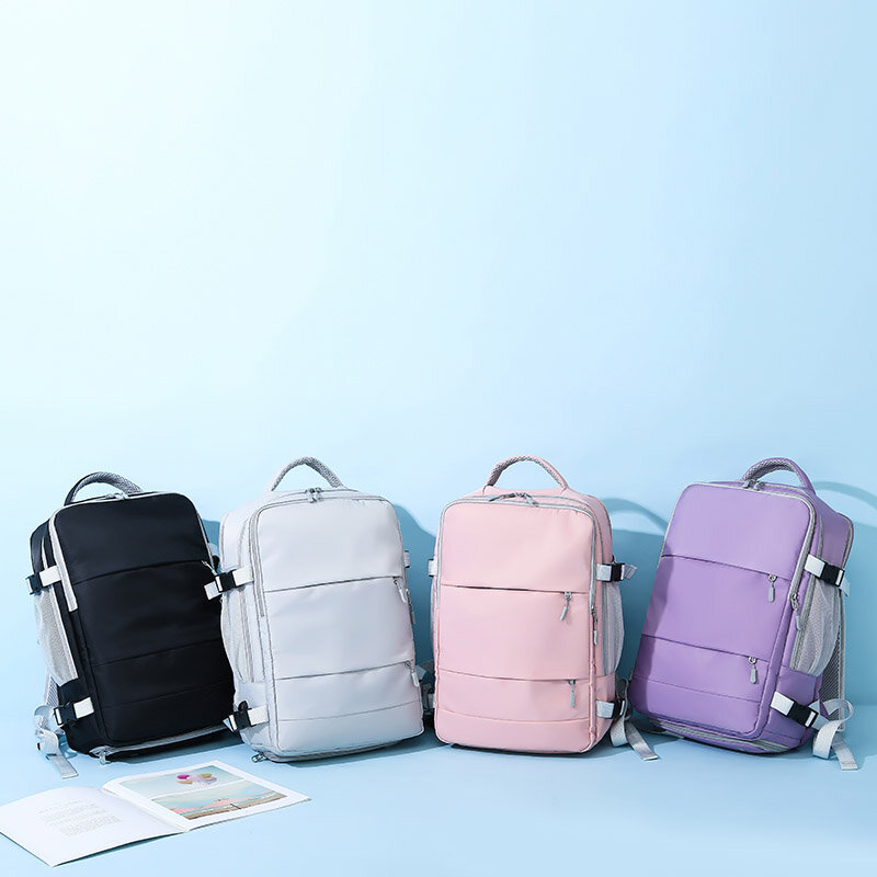 Waterproof Students Daypack Mochila Business Backpacks USB Charge Extendible Travel Backpack Laptop Bag Large Luggage Rucksack