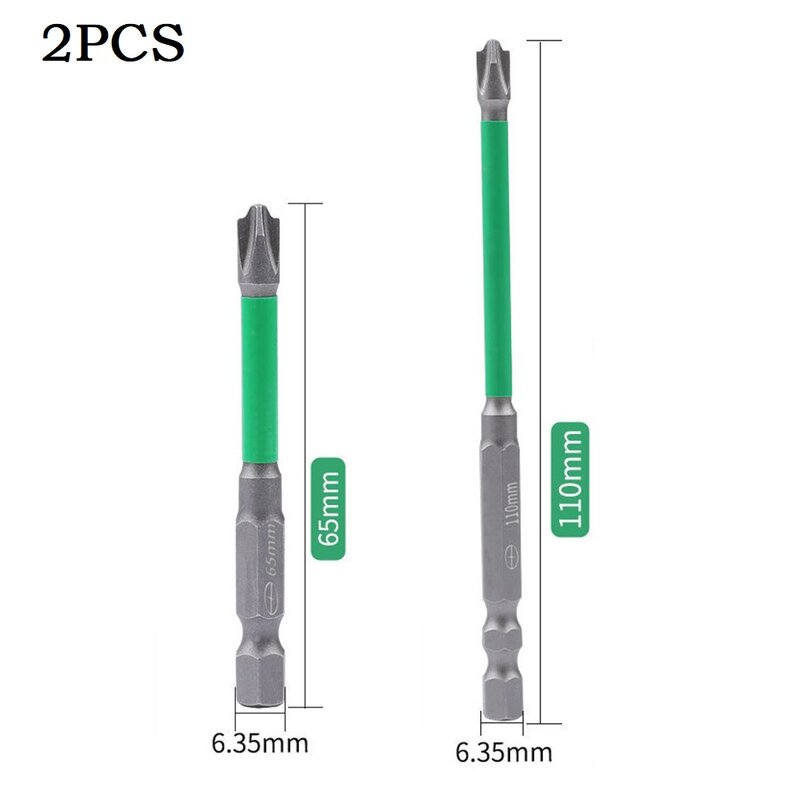 Magnetic Electrician Screwdriver Bits Set Special Slotted Cross Head Screwdriver Drill Bit Alloy Steel FPH2 FPH2 FPH3 FPZ1 FPZ2