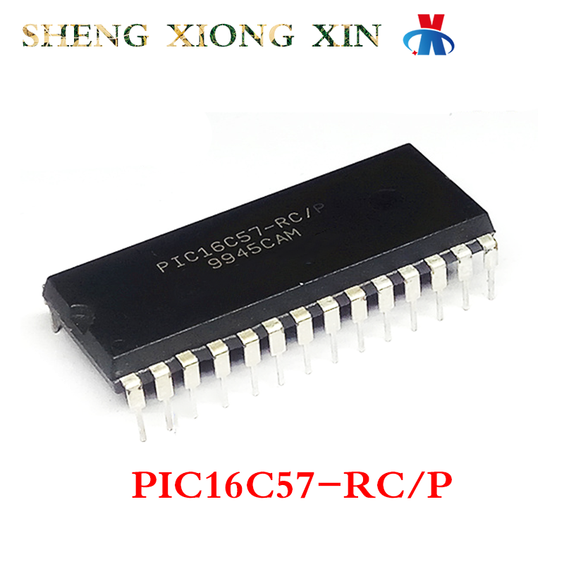 Microcontrolador MCU PIC16C57 de 8 bits, circuito integrado, PIC16C57-RC/P DIP-28, nuevo, 5 unidades/lote, 100%
