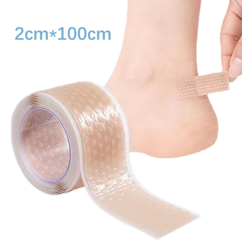1 rotolo (100ml) adesivi antiusura in Silicone nastro adesivo antiattrito per tallone tacchi alti adesivo per la protezione del piede accessori per scarpe