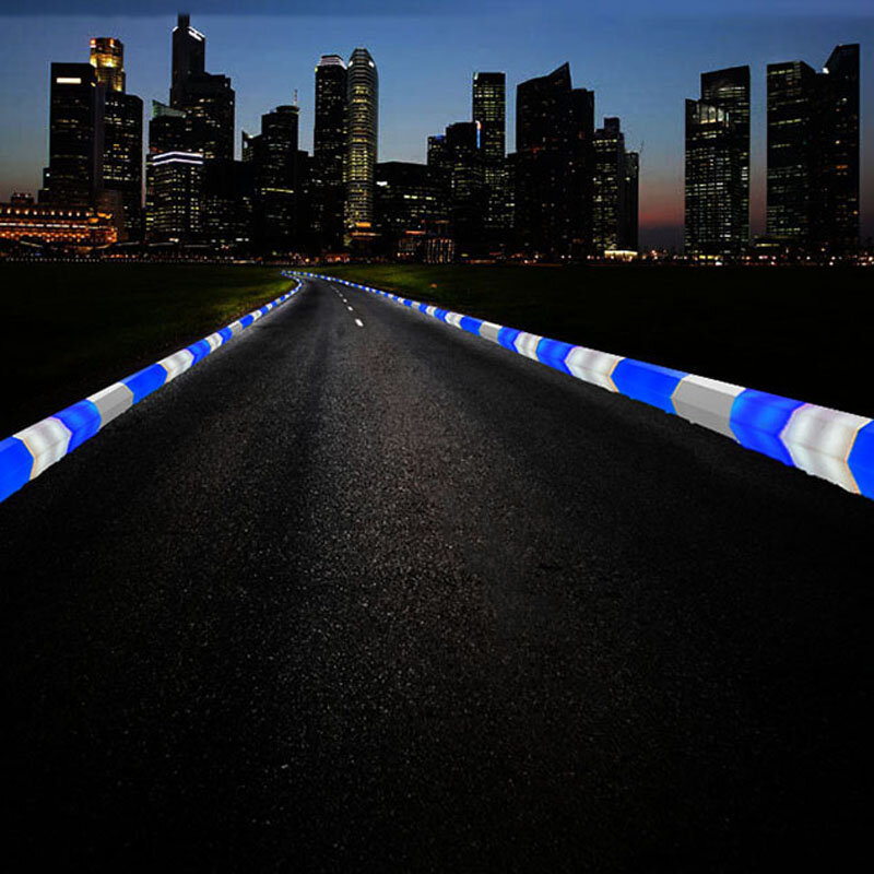 Lalu Lintas Luar Ruangan Mengekang Batu Pencahayaan Plastik Dasar Jalan Trotoar Surya Biaya LED Trotoar Curbs Jalan Kerb Di Inggris Teknik Cahaya