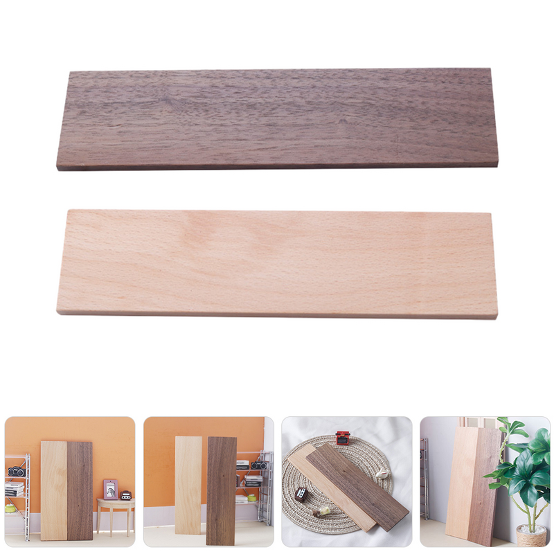 Ornements de planche de bois miniatures, mini planche de bois, accessoires de maison créatifs