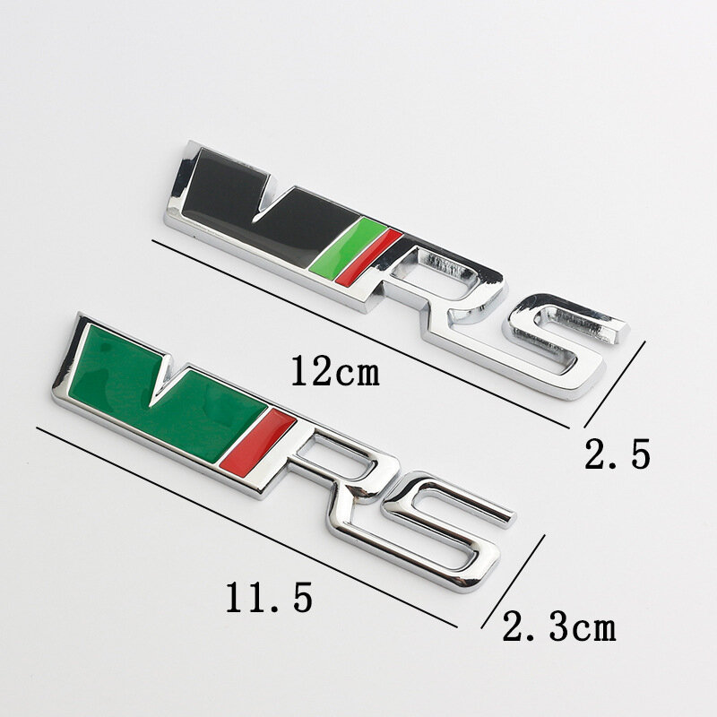 3d Metal VRS Logo Car Front Grill Emblem Badge Trunk Stiker For Skoda Octavia 3 2 A5 A7 MK3 MK2 Kodiaq Superb Fabia Accessories