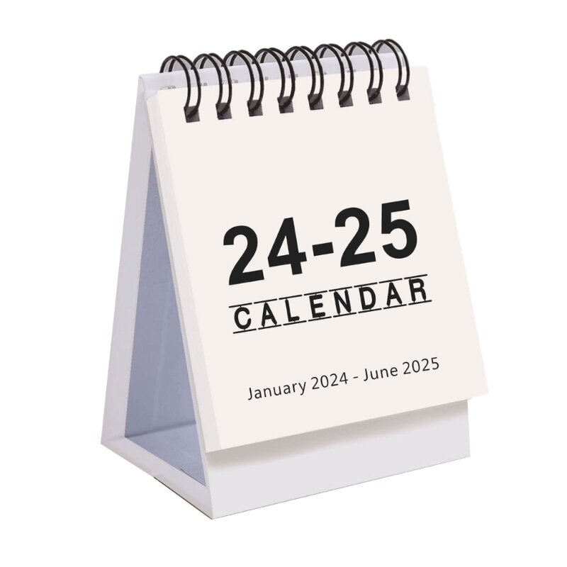 2024 Настольный мини-календарь Портативные ежемесячные календари для офиса и домашнего использования