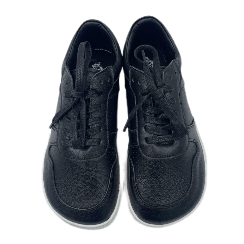 Tipsietoes 2024 Barefoot Genuine Leather Sneaker For Women Men Flat Soft Zero Drop Sole  Wider Toe Box Flexible Light Weight