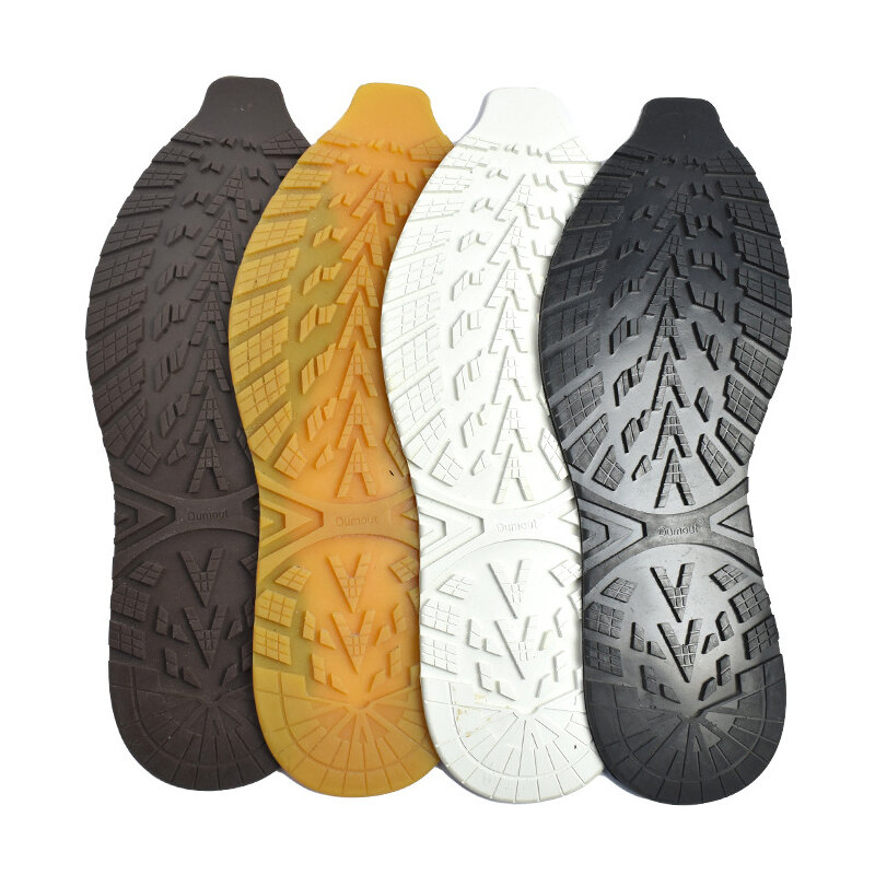 Sola de borracha antiderrapante adesivos para sapatos, 1 par, solas substituíveis, folha, para tênis, sapatos ao ar livre