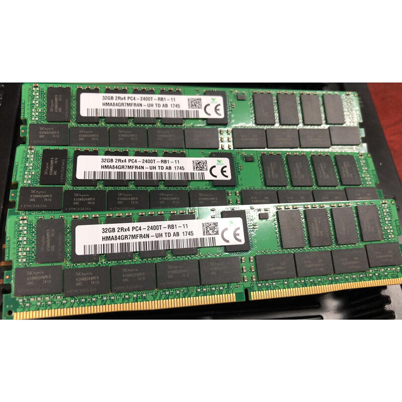 Memória do servidor ECC, HMA84GR7MFR4N-UH, 32G, 32GB, 2 Rx4, DDR4, PC4-2400T, alta qualidade, transporte rápido, 1PC