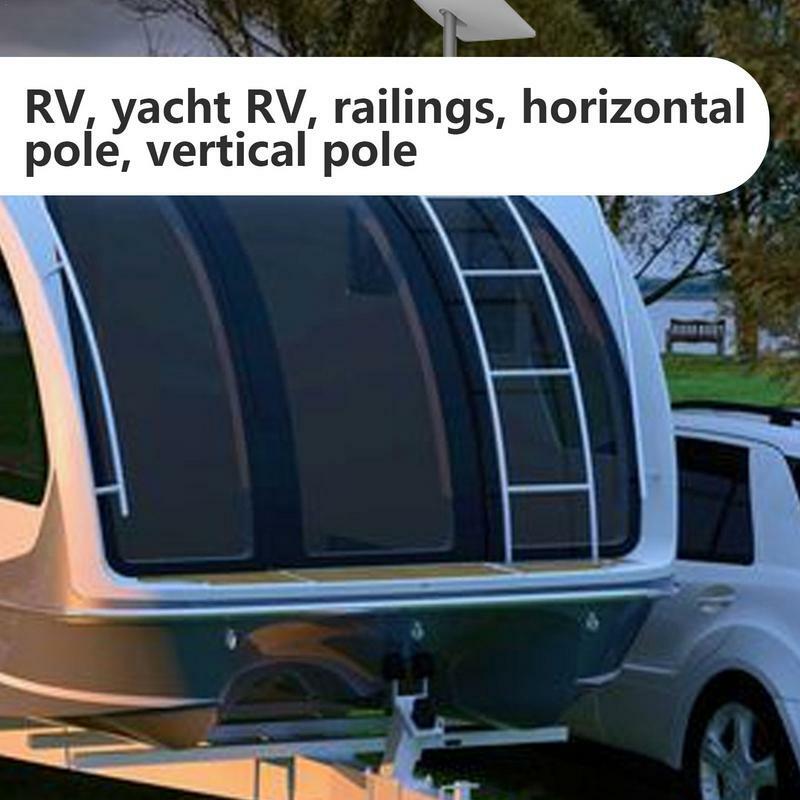 U-Bracket For Roof Masts 30-50mm Rustproof U-Shaped Bracket Multifunctional Easy Installation Masts Holder For RV Yachts