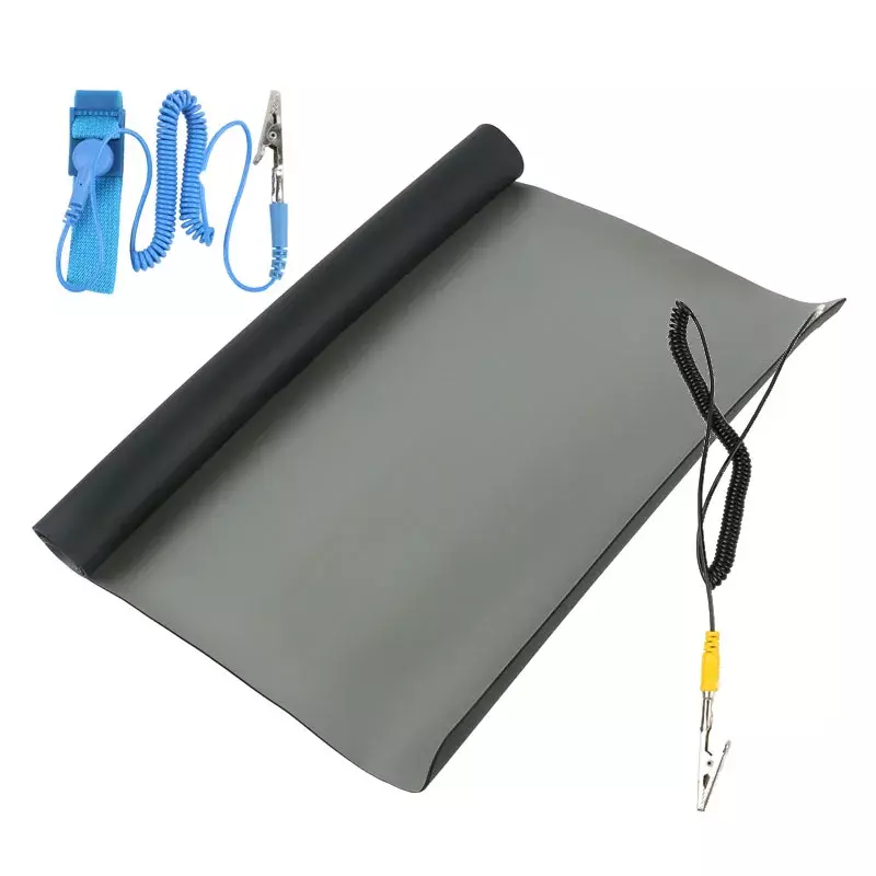 700*500*2.0mm Anti-Static Mat ESD Pad Antistatic Blanket+Ground Wire+ESD Wrist For Mobile Computer PCB Repaired